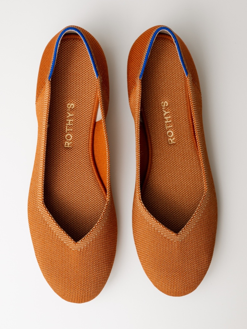 Rothy's Round Toe Flats in a beautiful copper/tan color size 10 1/2 - Picture 5 of 16